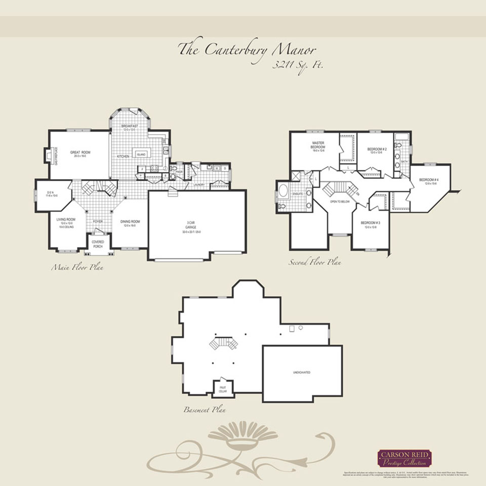 Canterbury Manor Floorplan